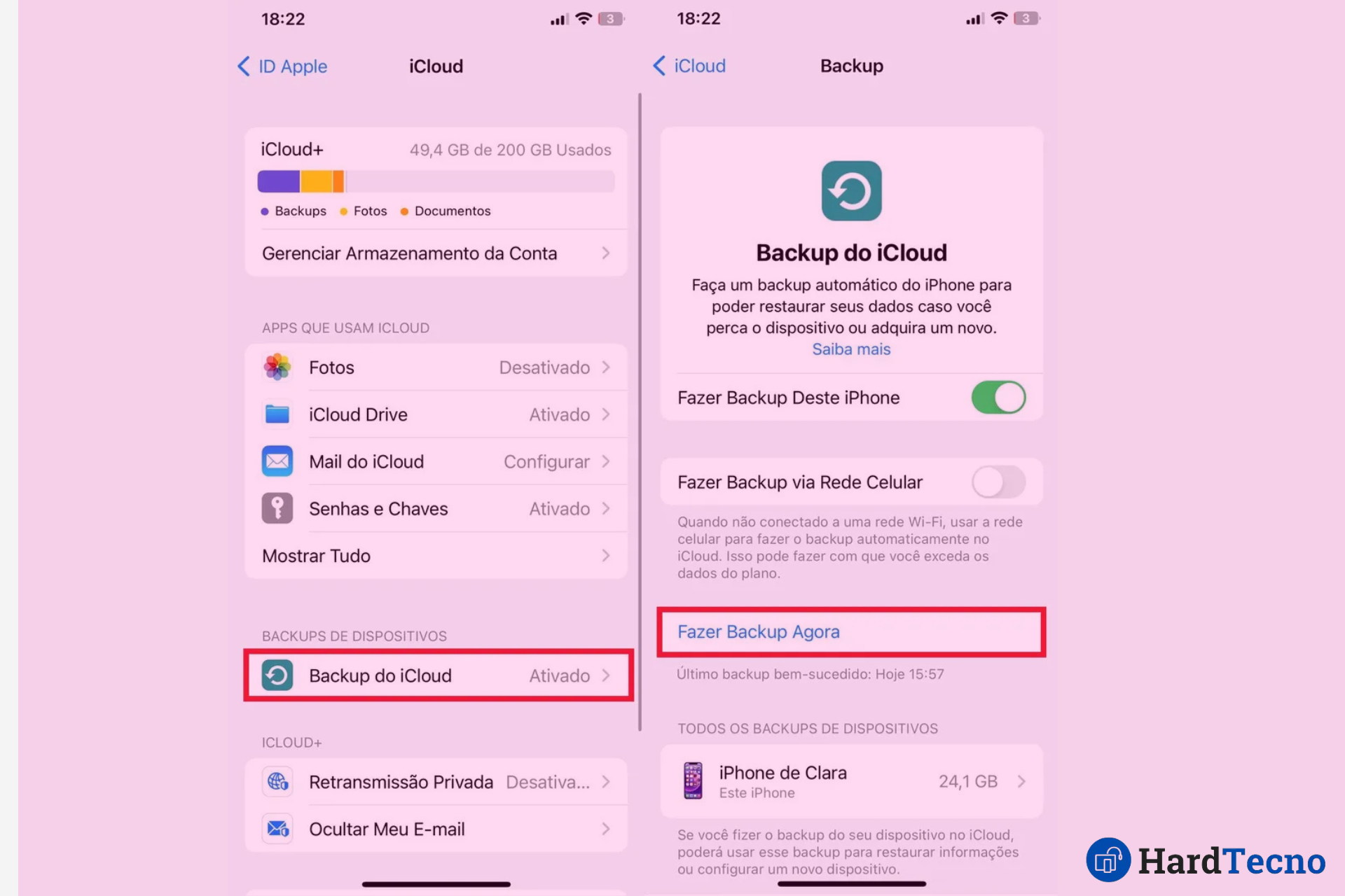 Como fazer backup no iPhone (iOS) iPhone