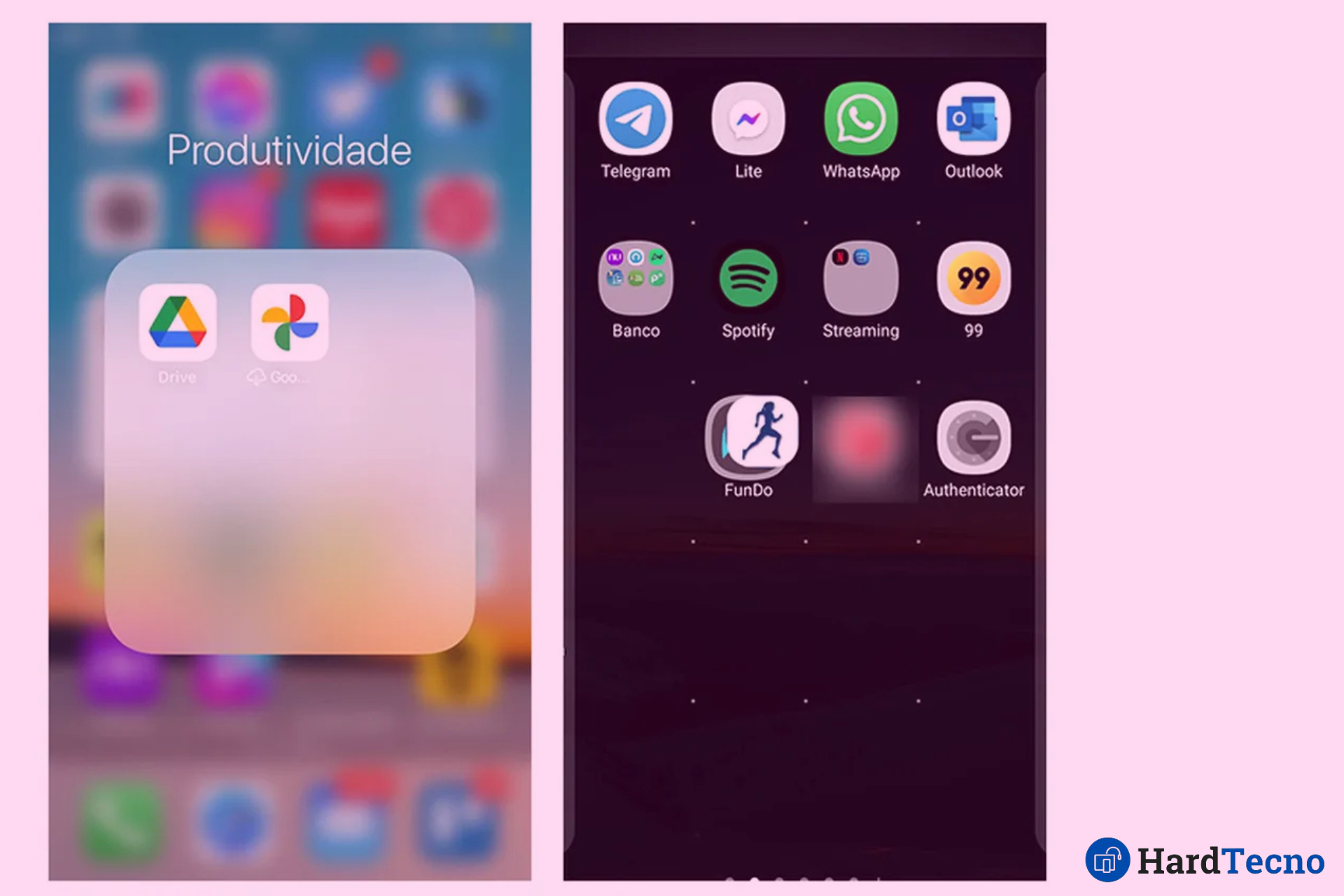 Como esconder aplicativo no celular Android e iPhone em 6 dicas Organize os aplicativos criando pastas para agrupá-los