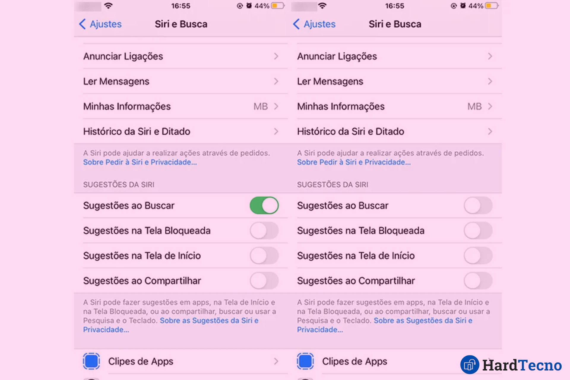Como esconder aplicativo no celular Android e iPhone em 6 dicas Passo para desativar as sugestões da Siri