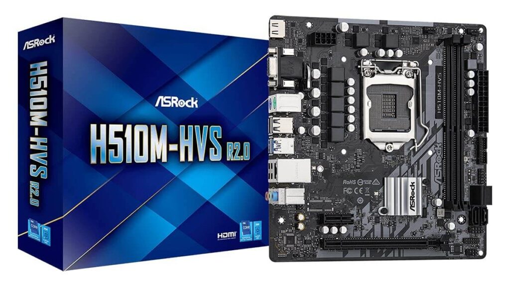 Placa Mãe H510: Especificações e melhores modelos Intel ASRock H510M-HVS R2.0