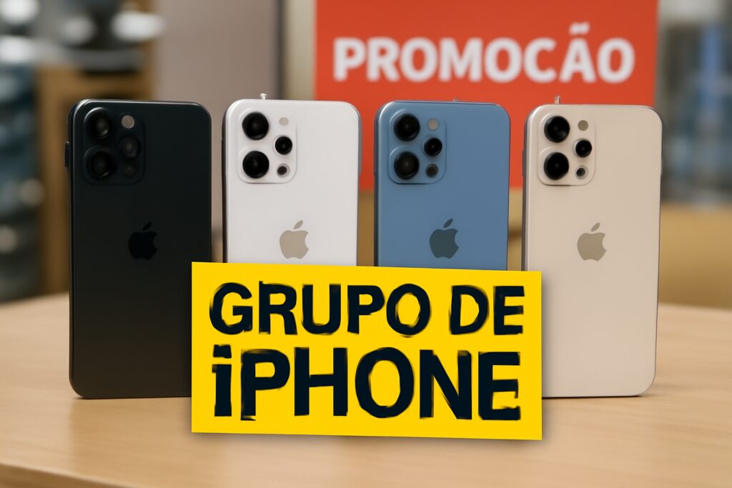 Grupo de iPhone em Promoção