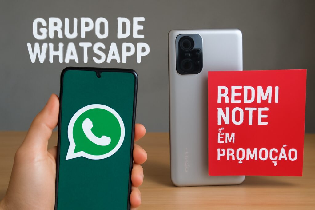Grupo de Whatsapp Redmi Note em Promoção